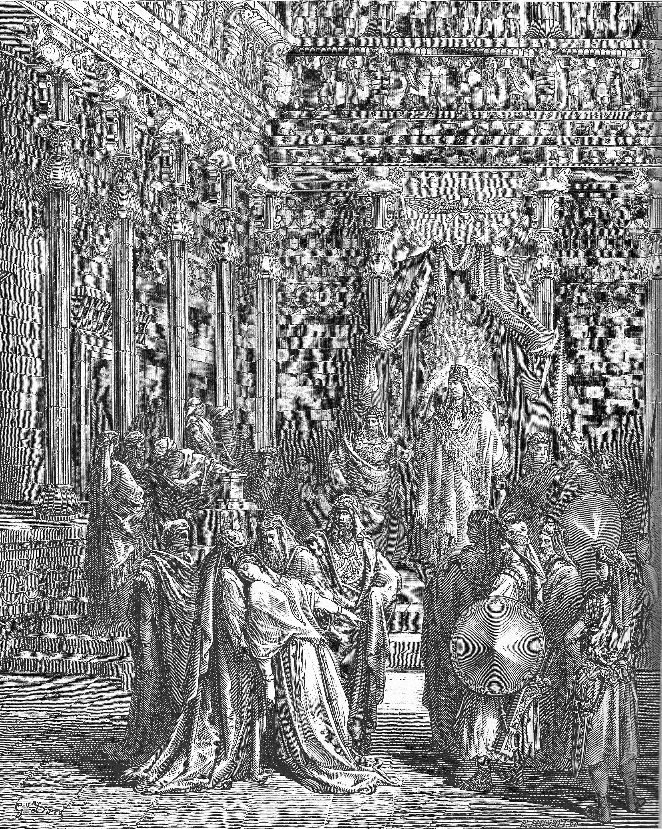 Esther Before the King by Gustave Doré