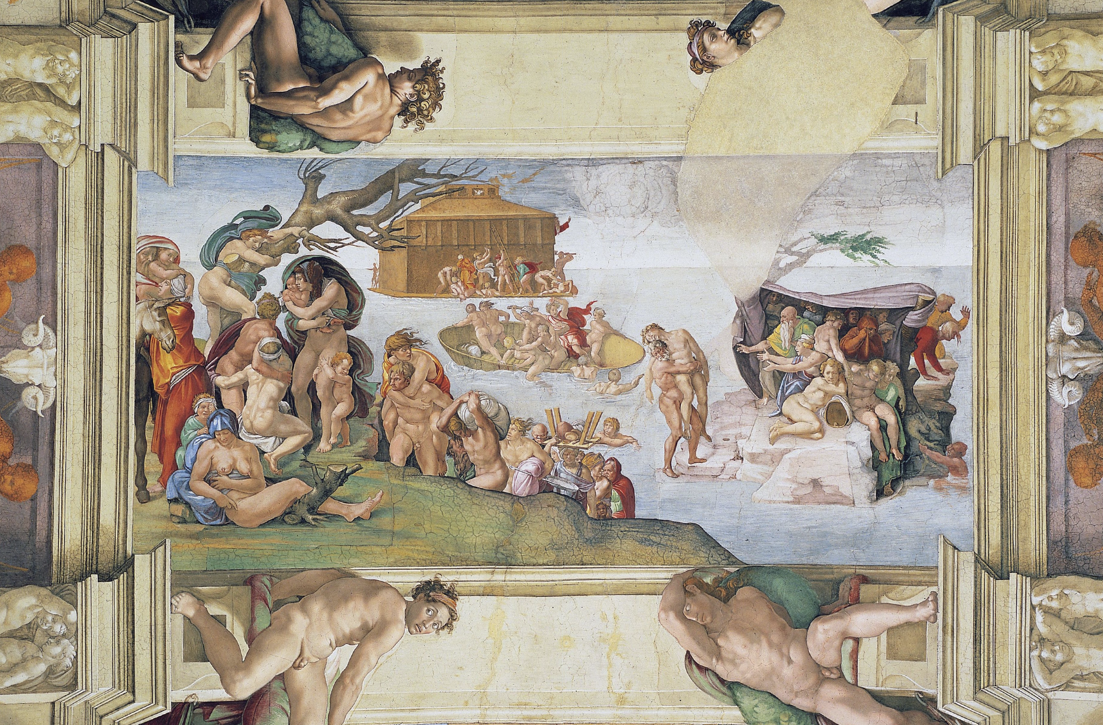 The Deluge by Michelangelo