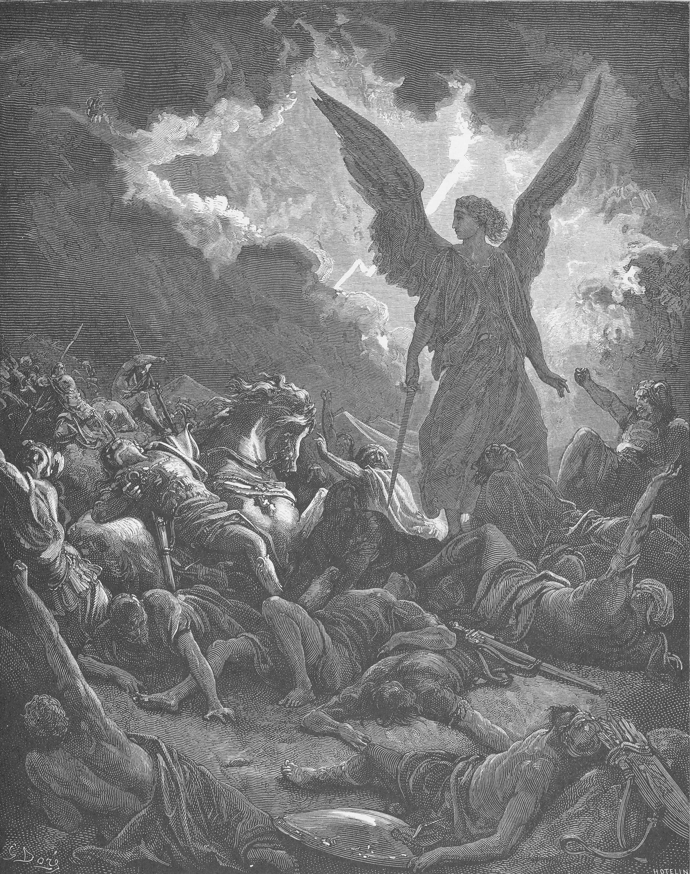 The Destruction of Sennacherib's Army by Gustave Doré