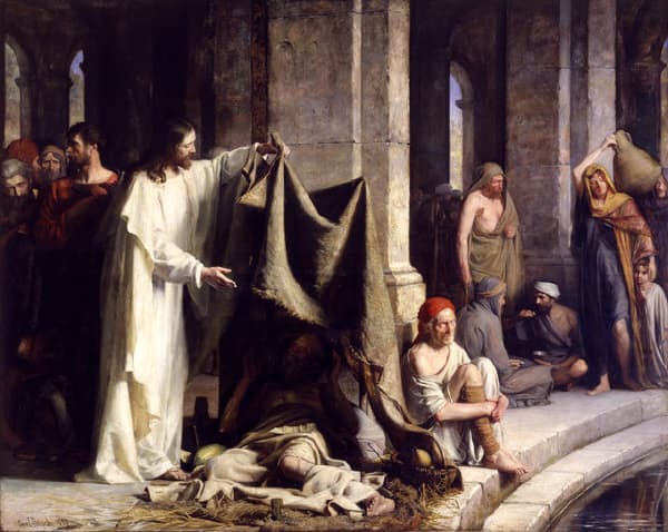 Jesus Healing the Sick by Carl Bloch