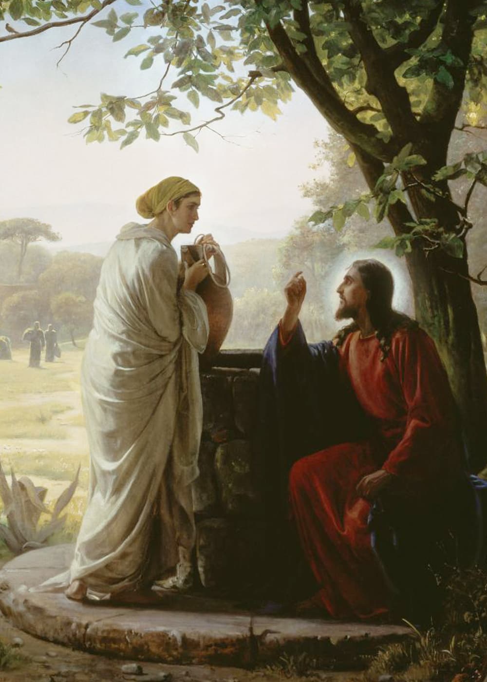 The Woman at the Well by Carl Bloch
