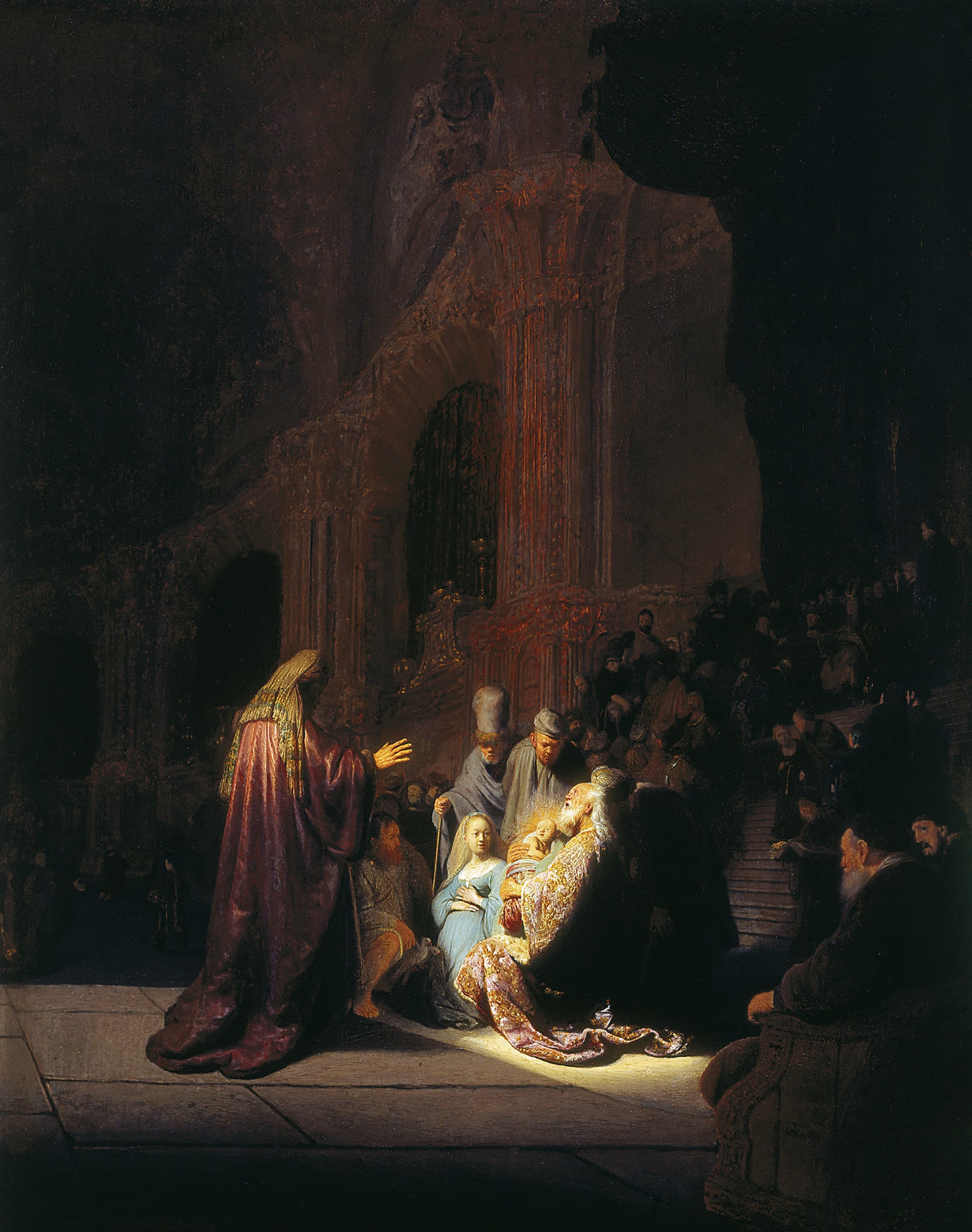 The Presentation at the Temple by Rembrandt