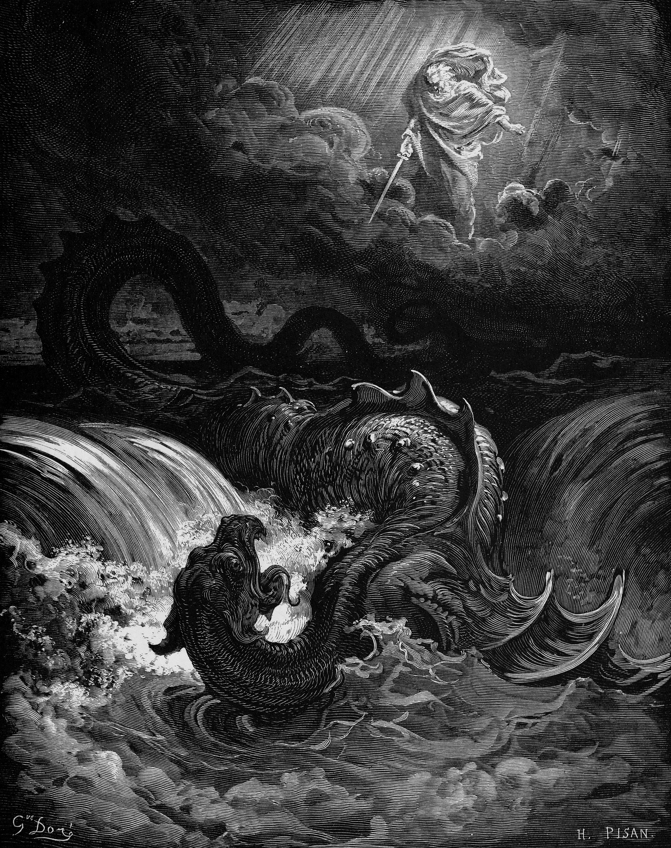 The Destruction of Leviathan by Gustave Doré