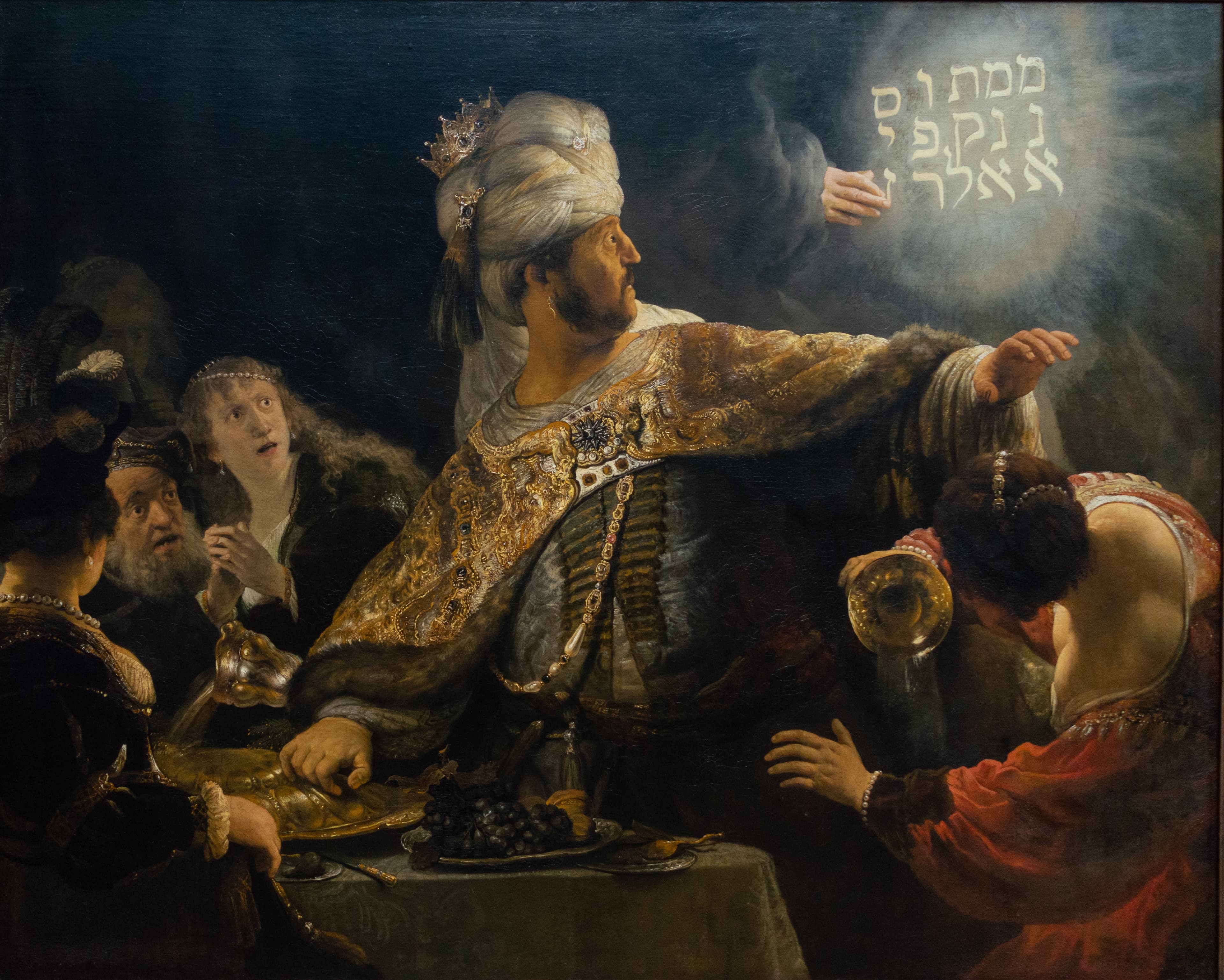 Belshazzar's Feast by Rembrandt