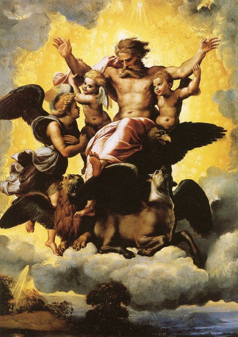 The Vision of Ezekiel by Raphael