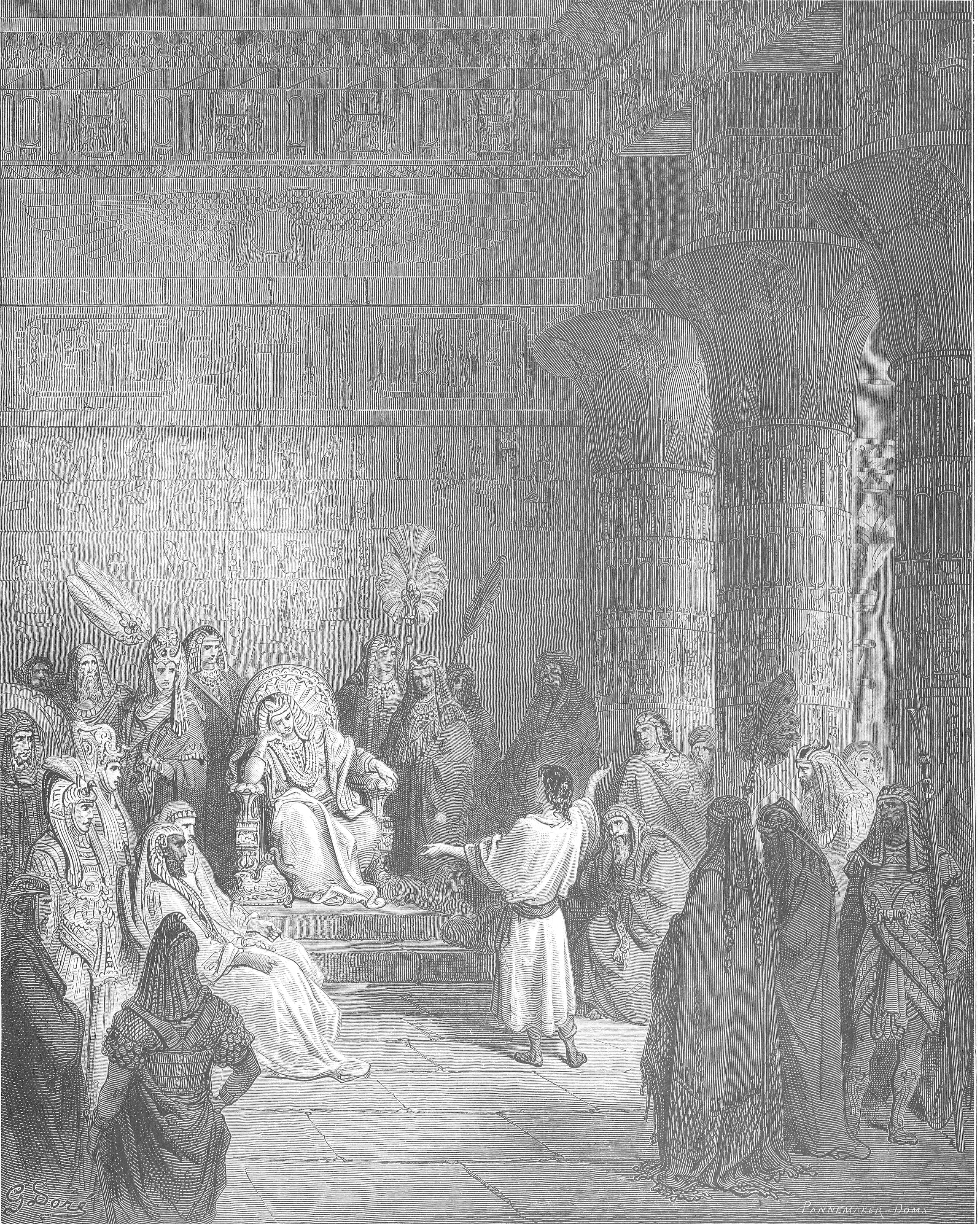 Joseph Interprets Pharaoh's Dream by Gustave Doré
