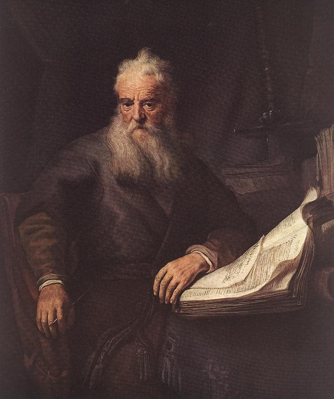 Saint Paul (2 Corinthians) by Rembrandt