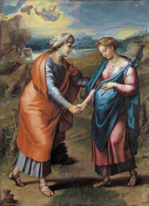 The Visitation by Raphael