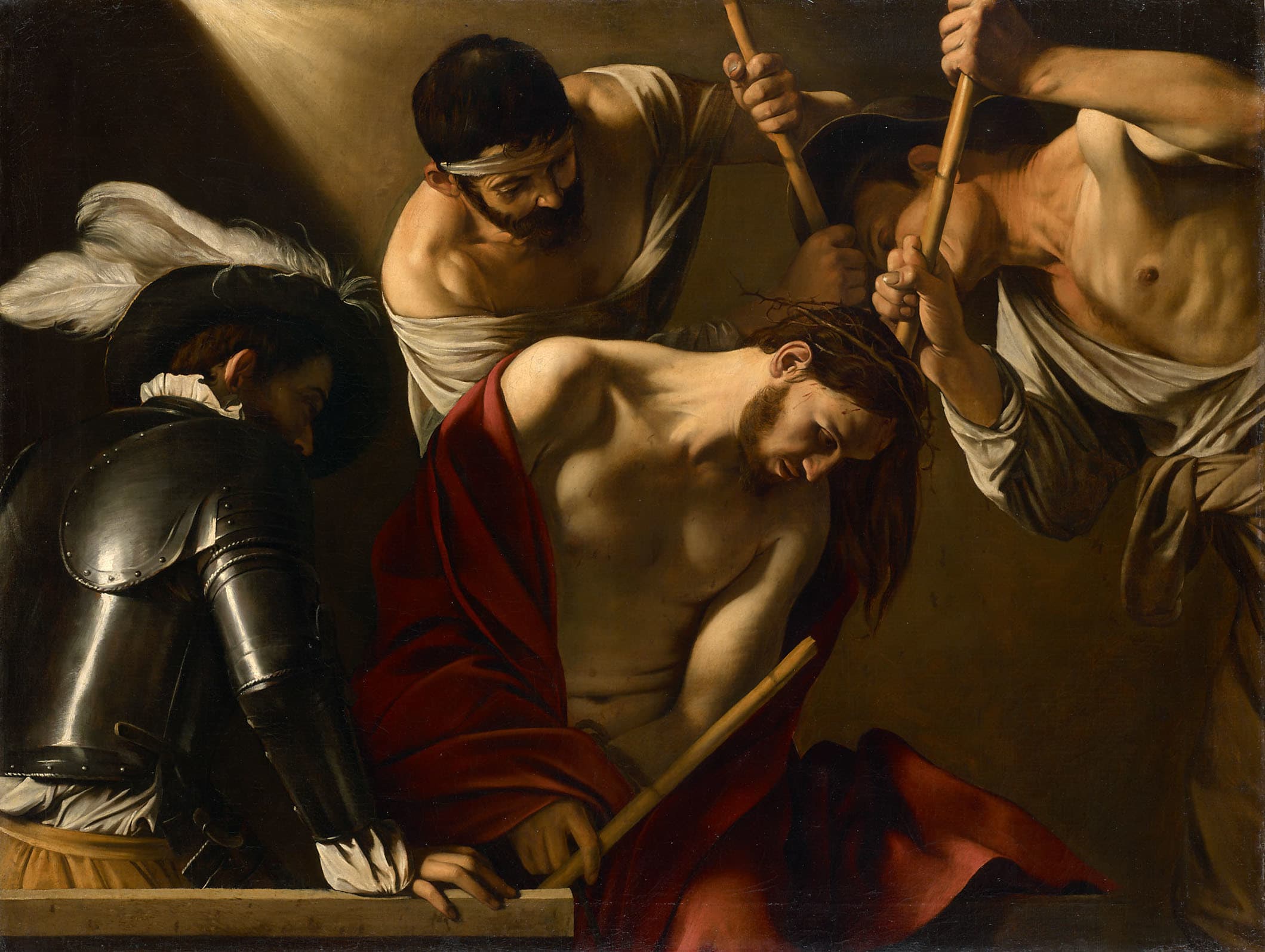 The Crowning with Thorns by Caravaggio