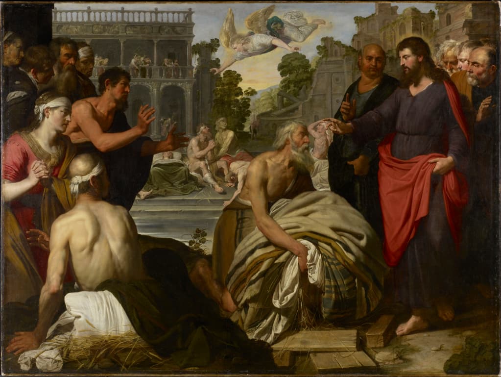 Christ Healing the Paralytic at Bethesda by Carl Bloch