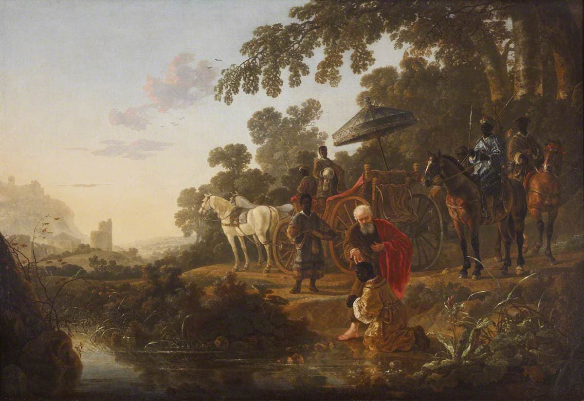 Philip and the Ethiopian Eunuch by Gustave Doré