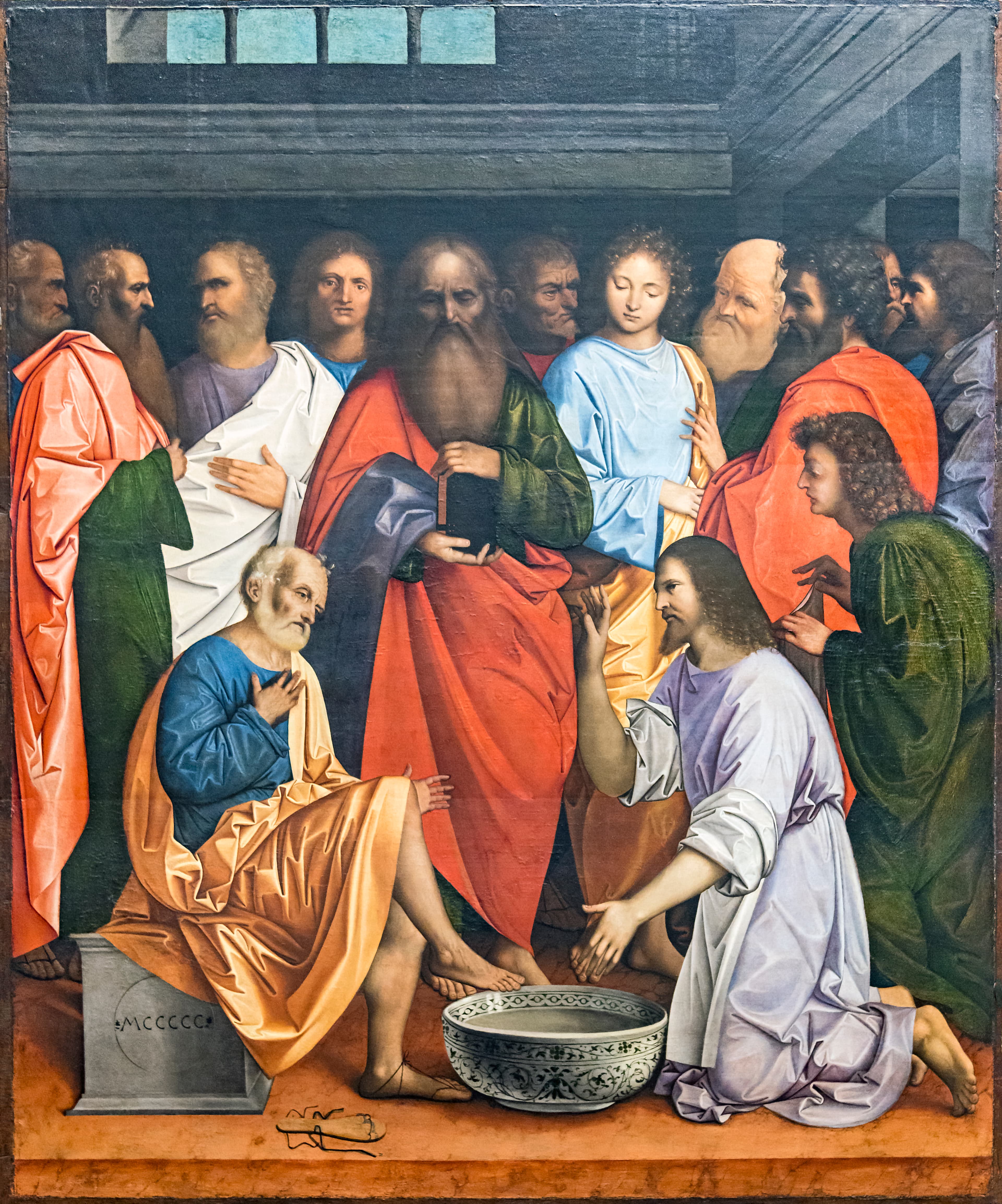 Christ Washing the Disciples' Feet by Carl Bloch