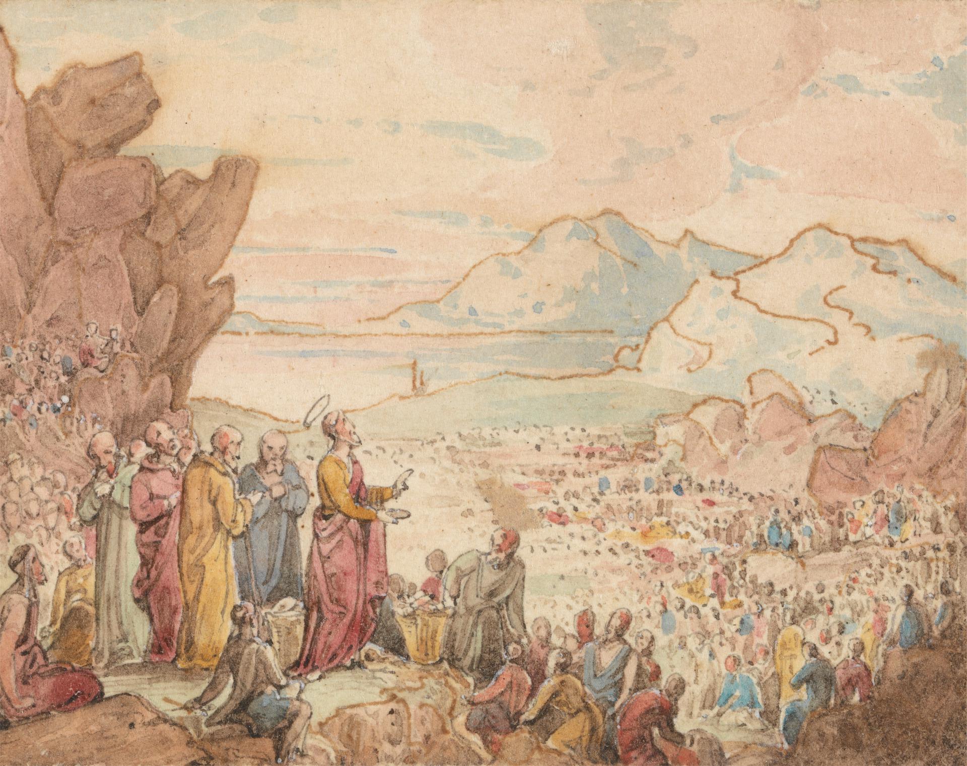 The Feeding of the Five Thousand by Gustave Doré