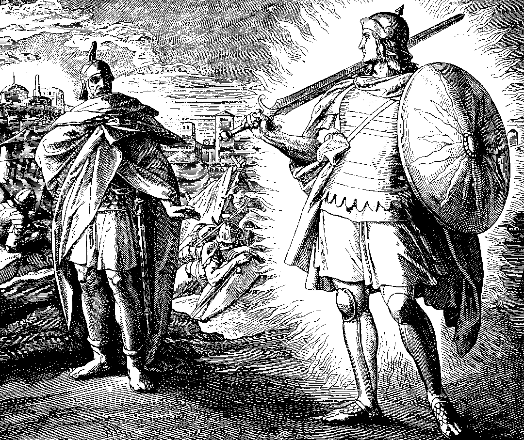 Ruth and Naomi by Julius Schnorr von Carolsfeld