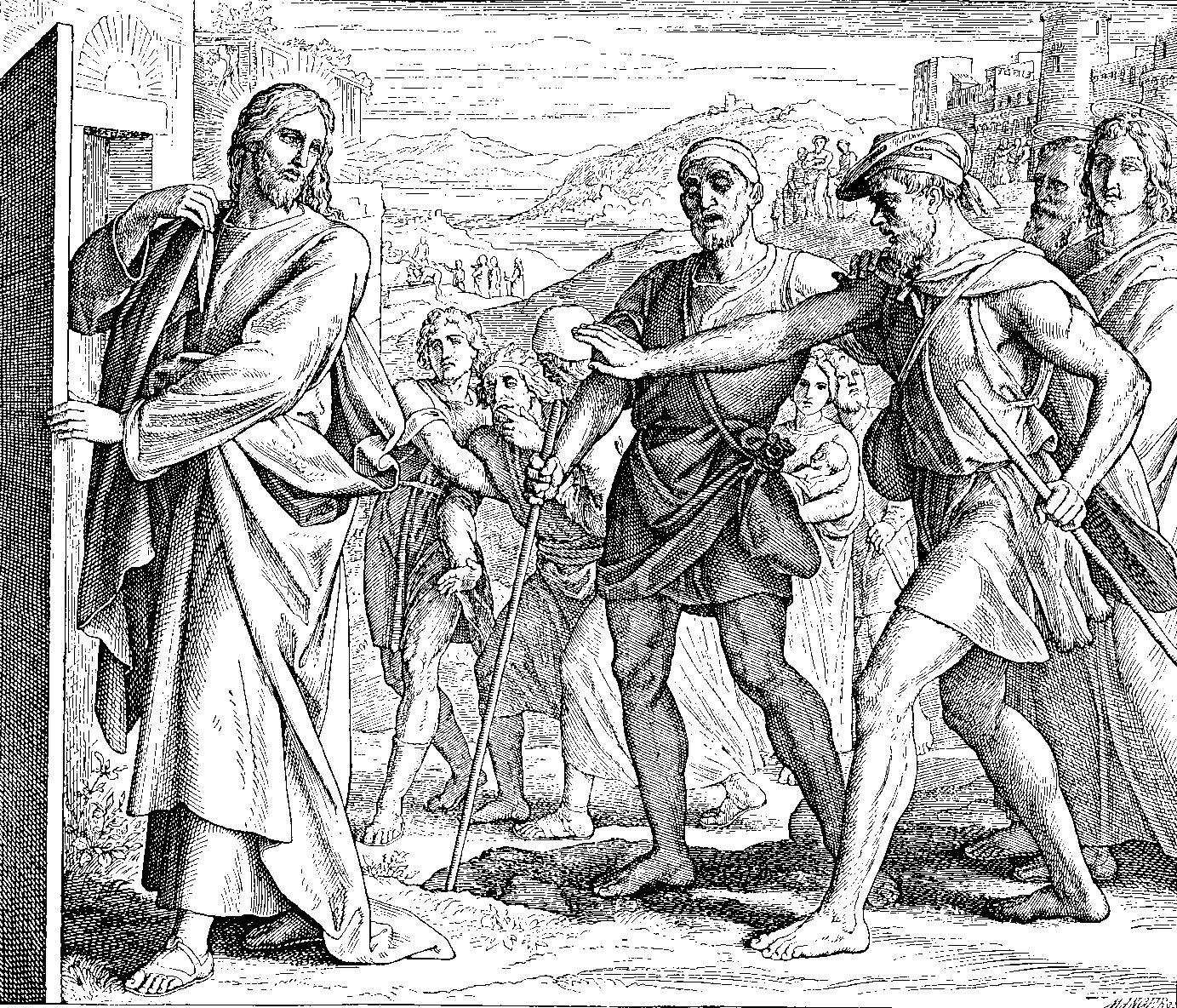 Zechariah's Vision of the Lampstand by Julius Schnorr von Carolsfeld