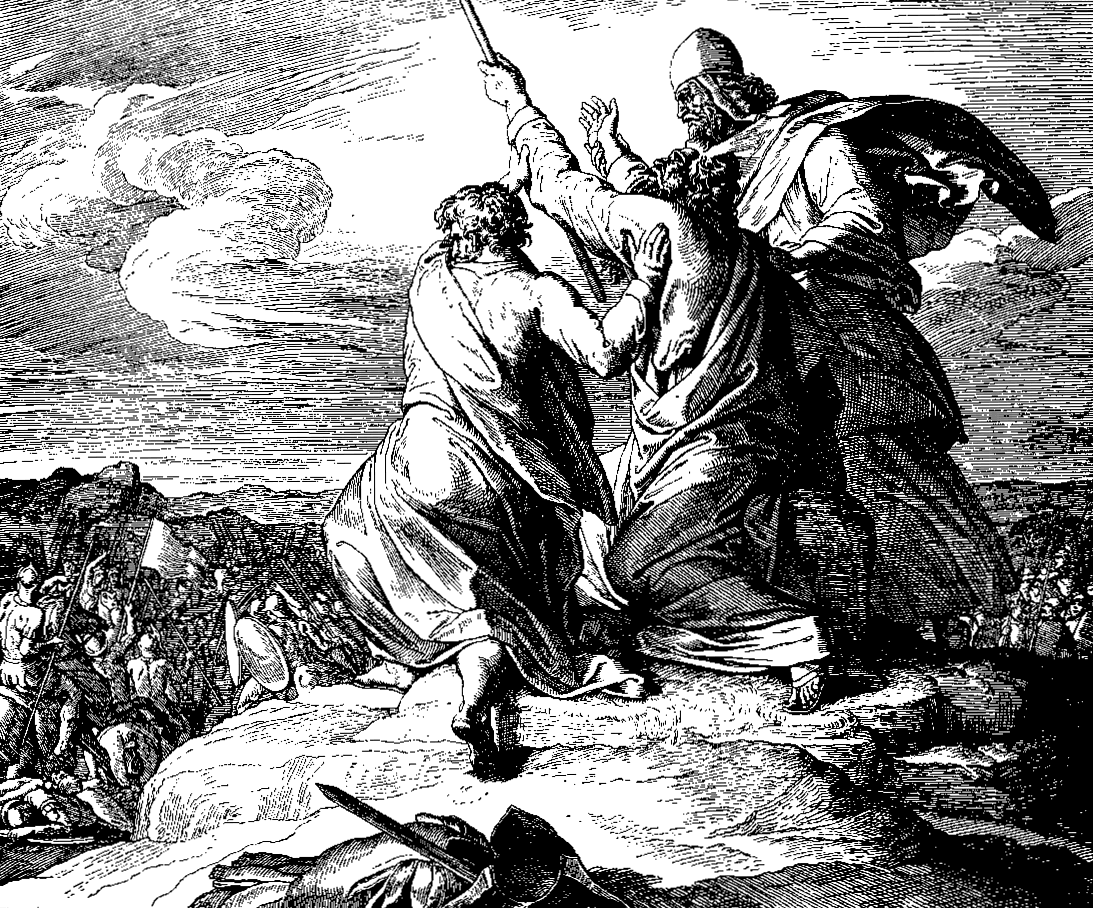 Moses' Final Address by Julius Schnorr von Carolsfeld