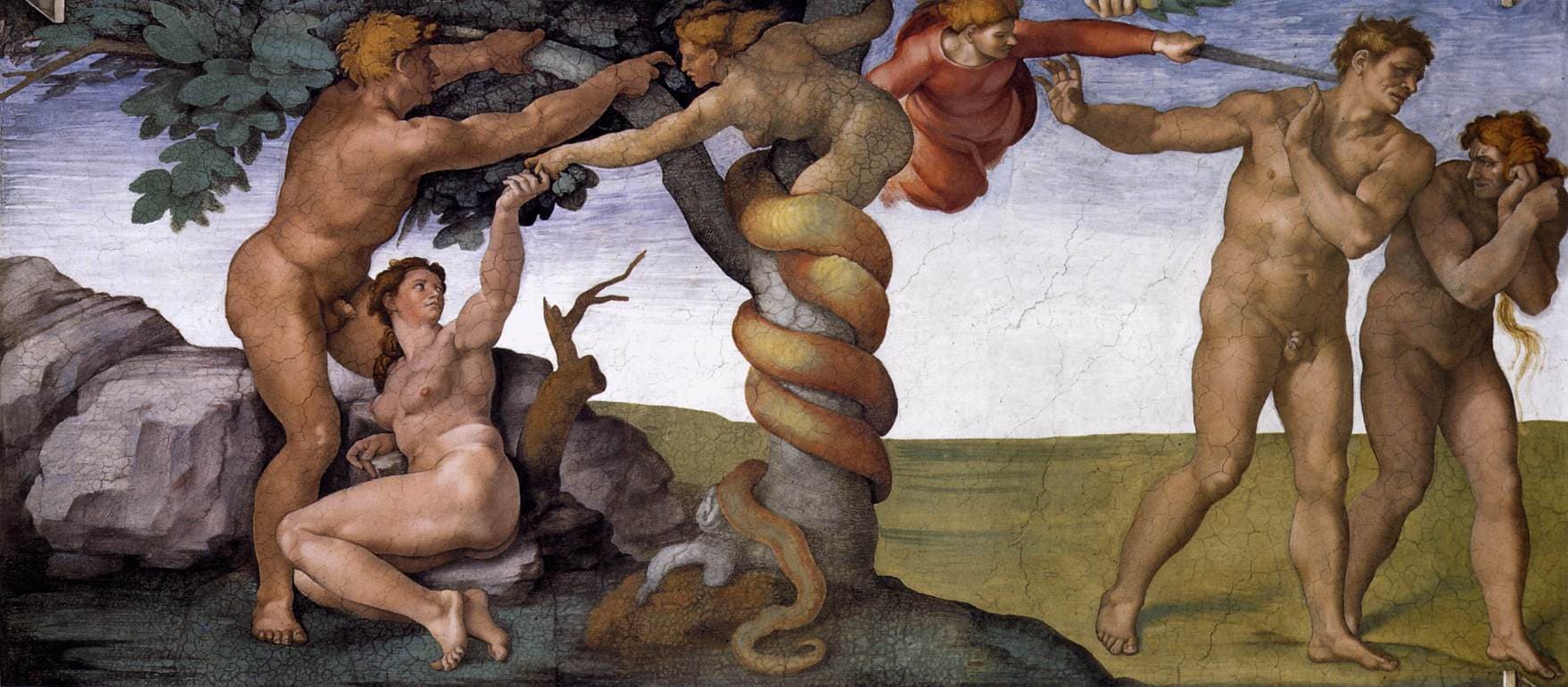 The Fall of Man by Michelangelo