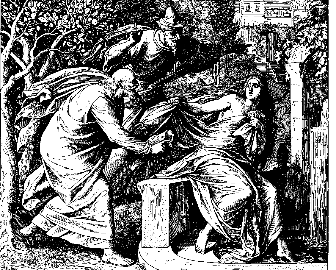 Ezekiel's Vision of the New Temple by Julius Schnorr von Carolsfeld